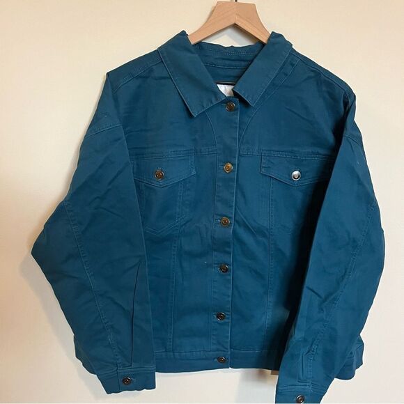 NWOT WVVY Colored Denim Jacket Women's - Picture 2 of 10